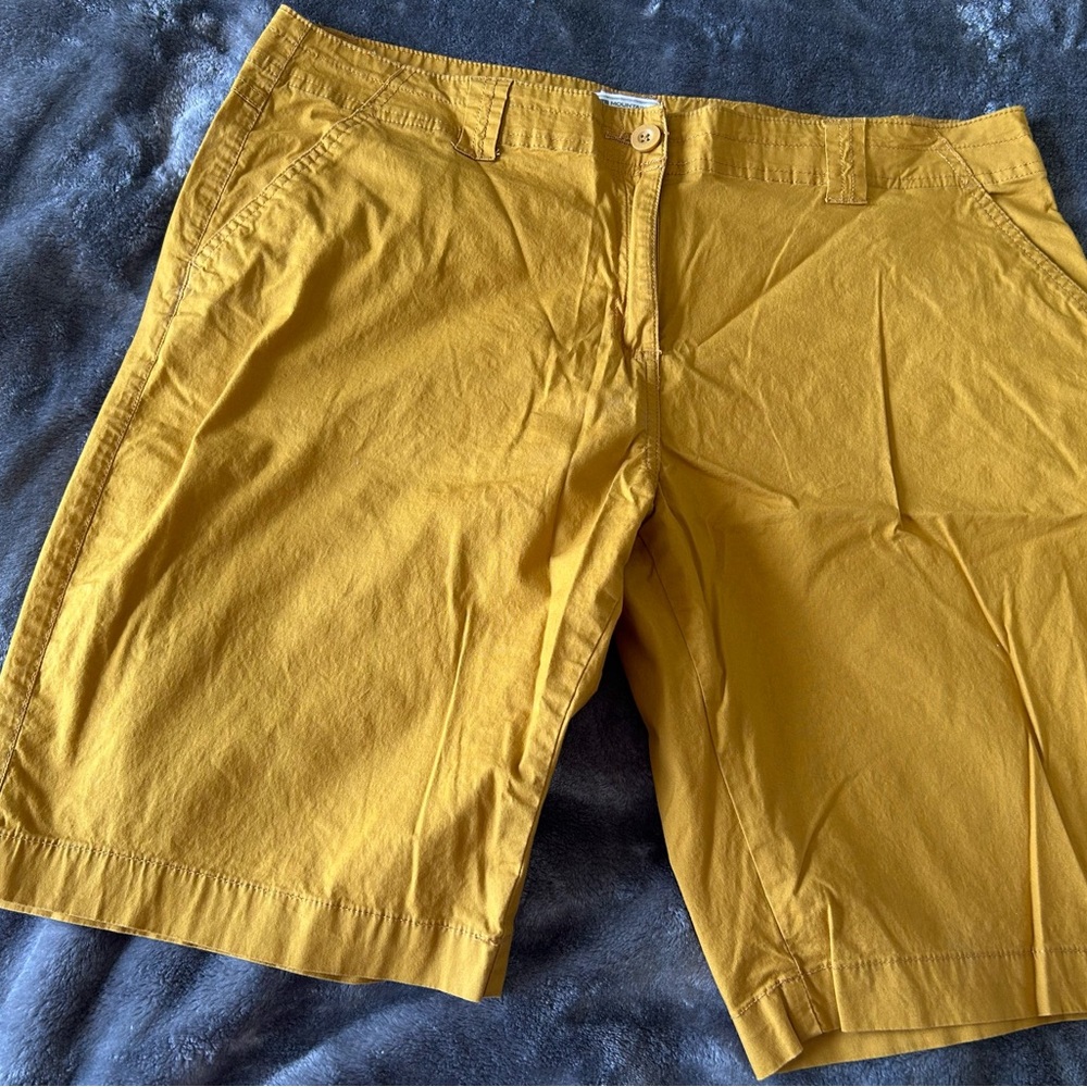 Women’s Yellow Bermuda Shorts